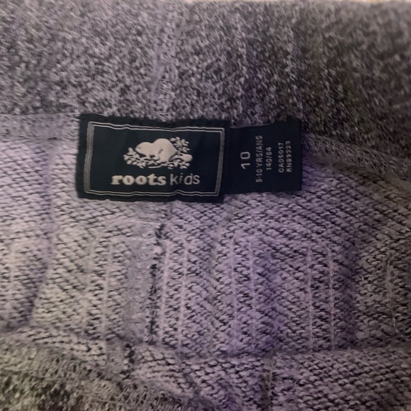 Roots kids gray sweatpants - Picture 2 of 3